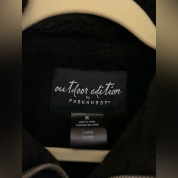 Outdoor Edition by Parkhurst….black quilted style coat….faux fur lining - Picture 3 of 13